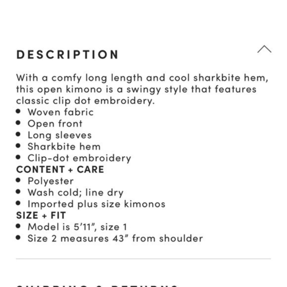 Torrid Heart Kimono Size 2 - Picture 2 of 5